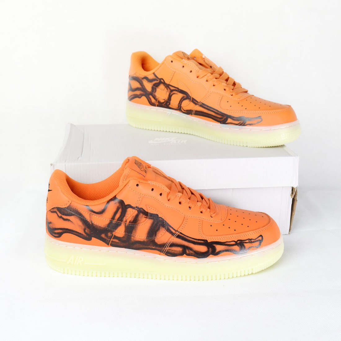 airforce 1 orange skeleton